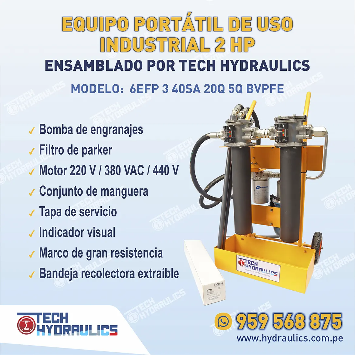venta EQUIPO PORTÁTIL DE USO INDUSTRIAL 2 HP